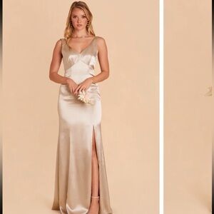 Champagne Formal Dress - Discontinued Style - Size Small